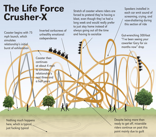 Illustration for article titled New Six Flags Ride Based On Relationship With Deborah
